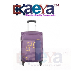 OkaeYa Safari Fabric 59 cms Purple Soft Sided Carry-On (TETRA 4W 59 PURPLE)